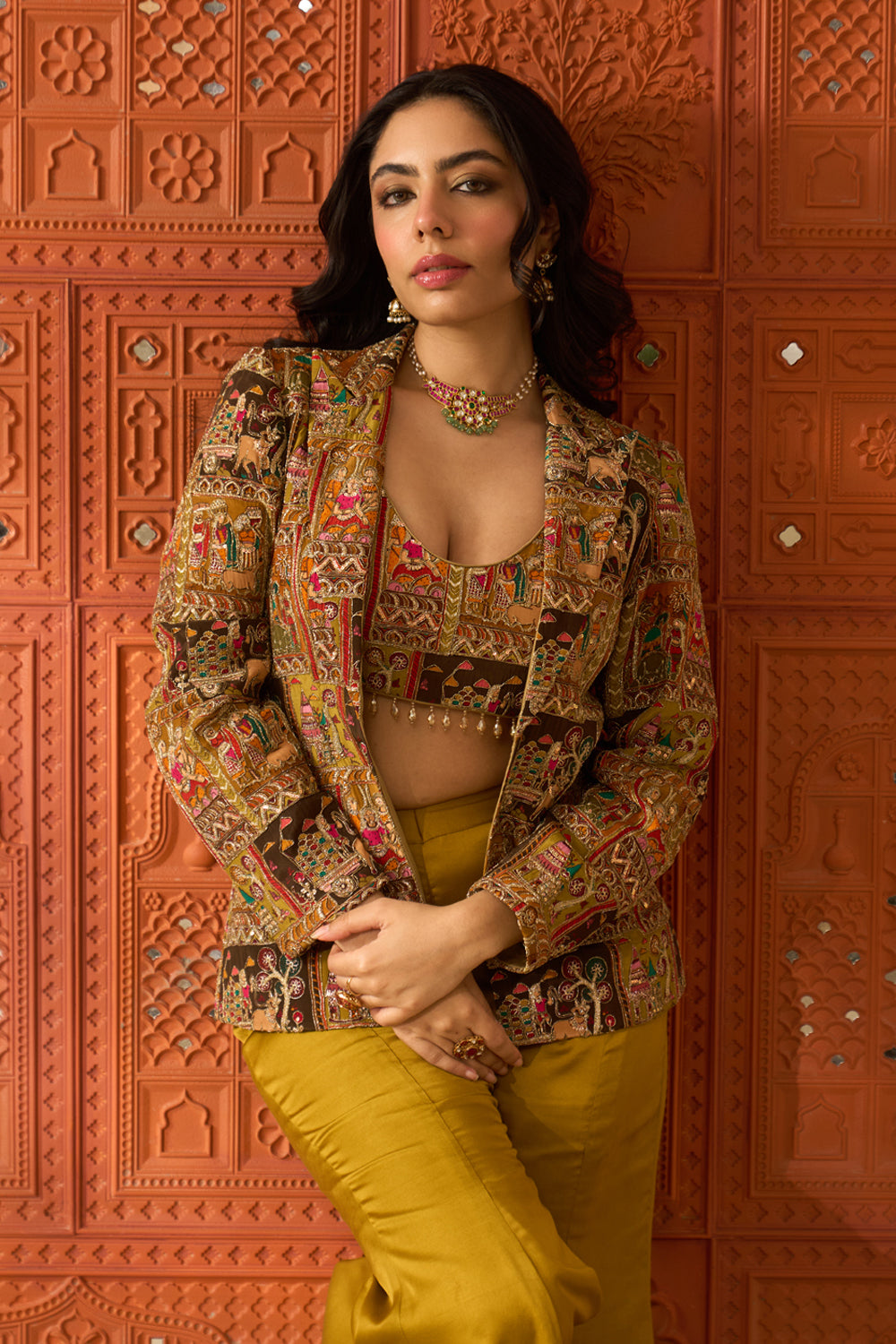 Saanjh Jacket Set
