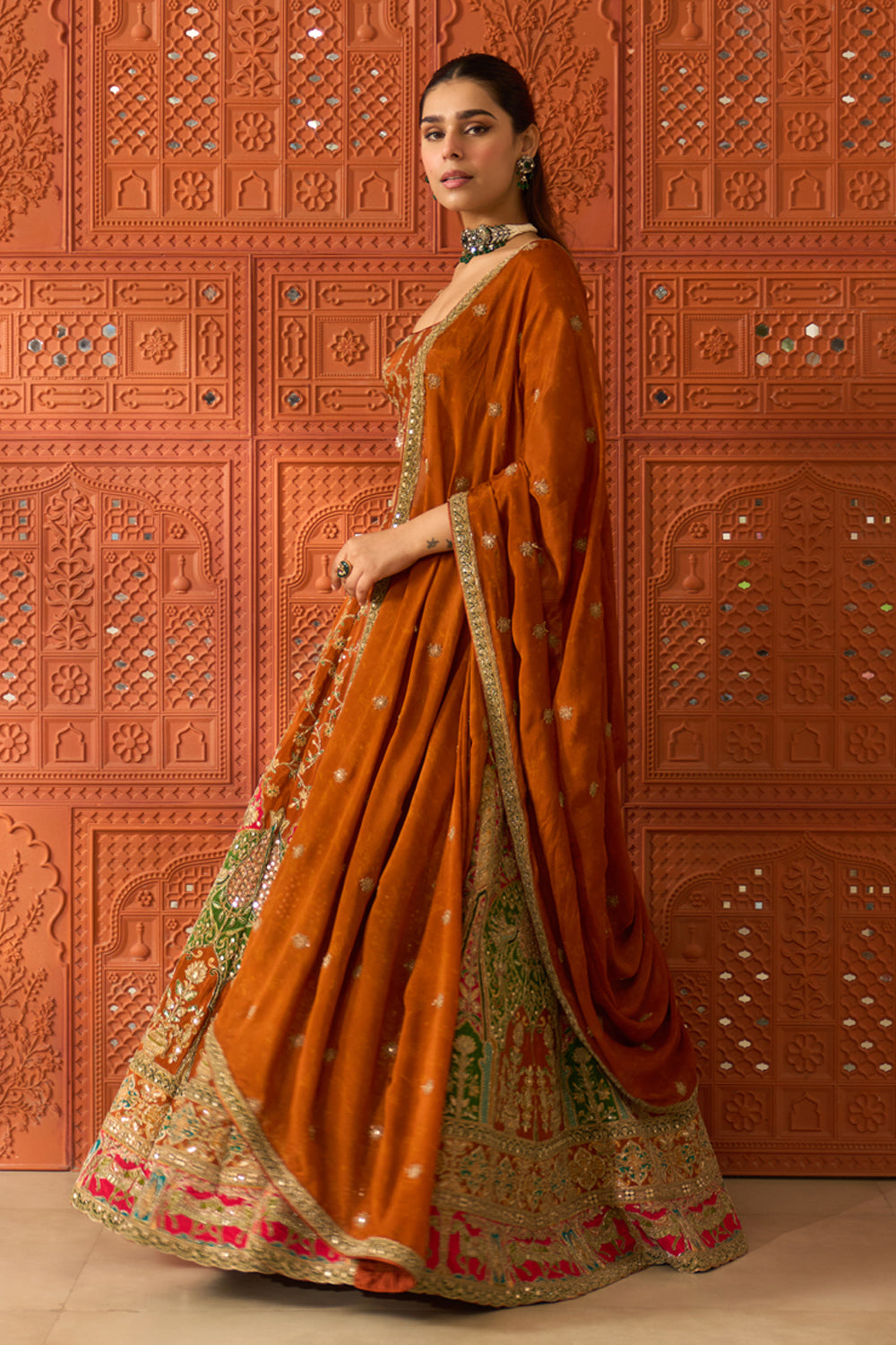 Sunehri Lehenga Set